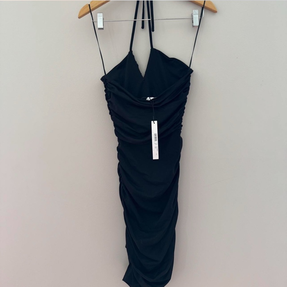 NEW Susana Monaco Elegant Black Halter Dress